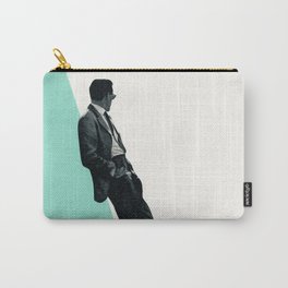 Cool As A Cucumber Carry-All Pouch | Person, Man, Minimal, Curated, Male, Midcentury, Pop Surrealism, Cool, Retro, Figure 