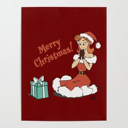 MERRY CHRISTMAS RED Poster