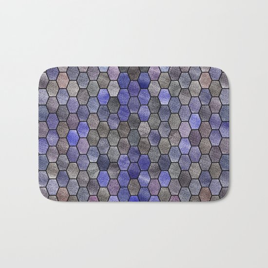Glitter Tiles VII Bath Mat