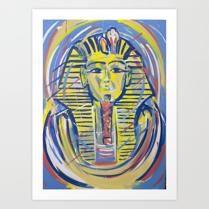 Abstract Egyptian Art Print By Bradschwede Society6