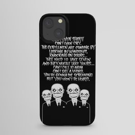 Buffy the Vampire Slayer -- Hush Poster (Black) iPhone Case