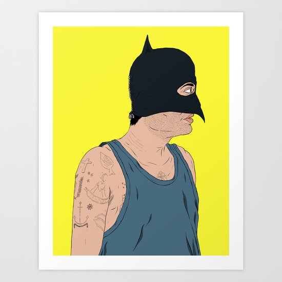Superheroes SF Art Print
