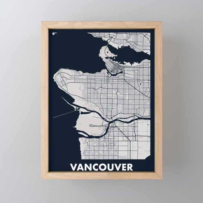 Vancouver Framed Mini Art Print