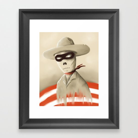 Wild wild death Framed Art Print
