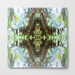 Abstract Forest Design 1398 Metal Print | Trees, Forest, Green, Blue, Abstract, Design, Digital Design, Photo, Digital, Pinetrees 