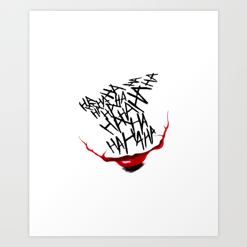 Why So Serious Art Print By Notoriousmedia Society6