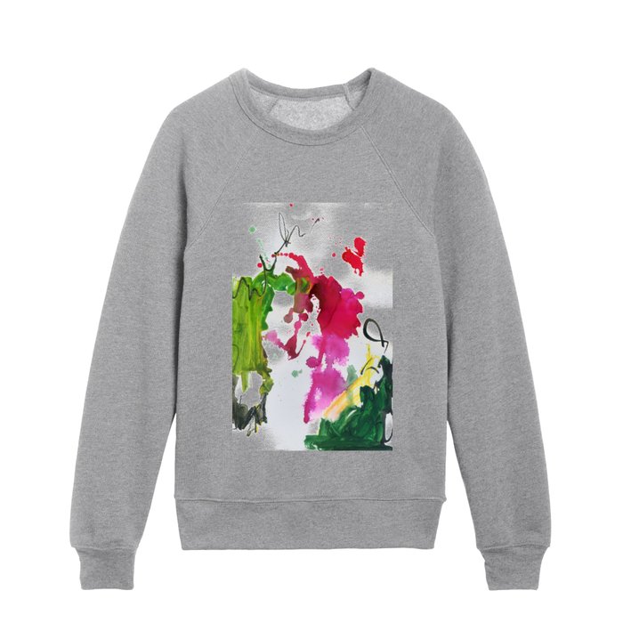 abstract holiday N.o 4 Kids Crewneck