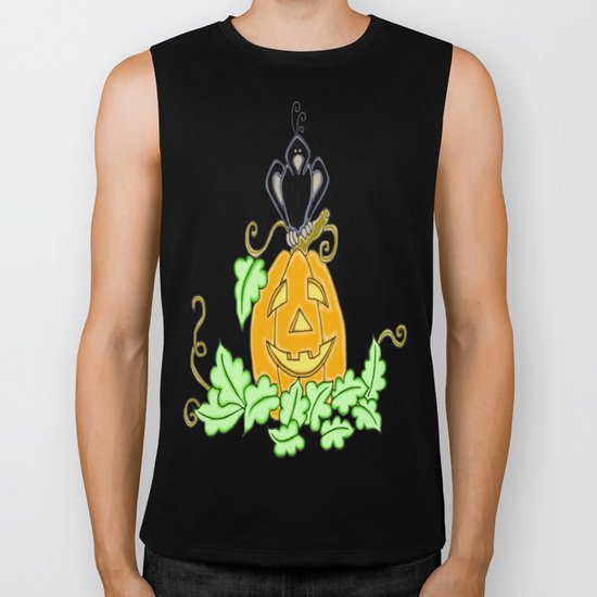 Halloween Crow Roost Biker Tank