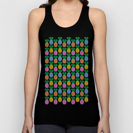 Pineapple Pattern Unisex Tank Top