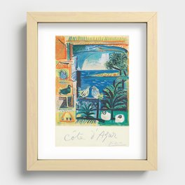 Côte d’Azur (1962) by Pablo Picasso (1881-1973), Modern, Travel Poster Recessed Framed Print
