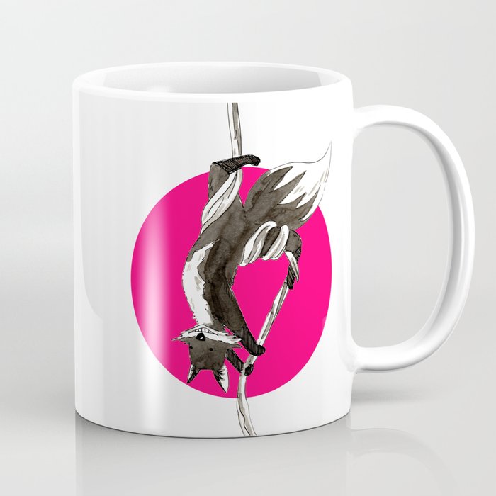 Aerial Fox in Pink Coffee Mug