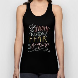 She Laughs Without Fear Tank Top