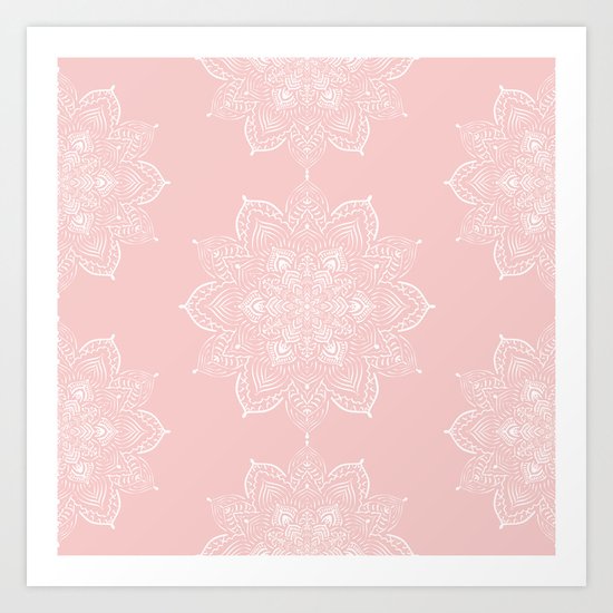 Winter Spirit - Blush Art Print