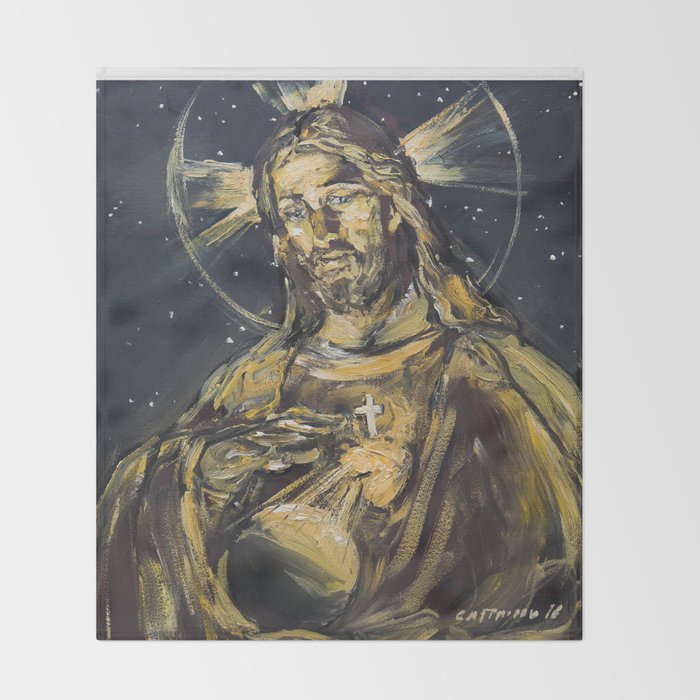 I am the light of the world Throw Blanket