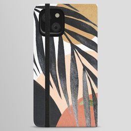 Abstract Tropical Art VI iPhone Wallet Case