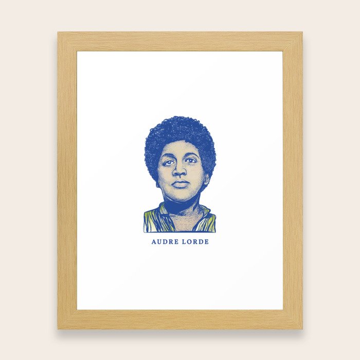 Audre Lorde Framed Art Print by anniraasu | Society6
