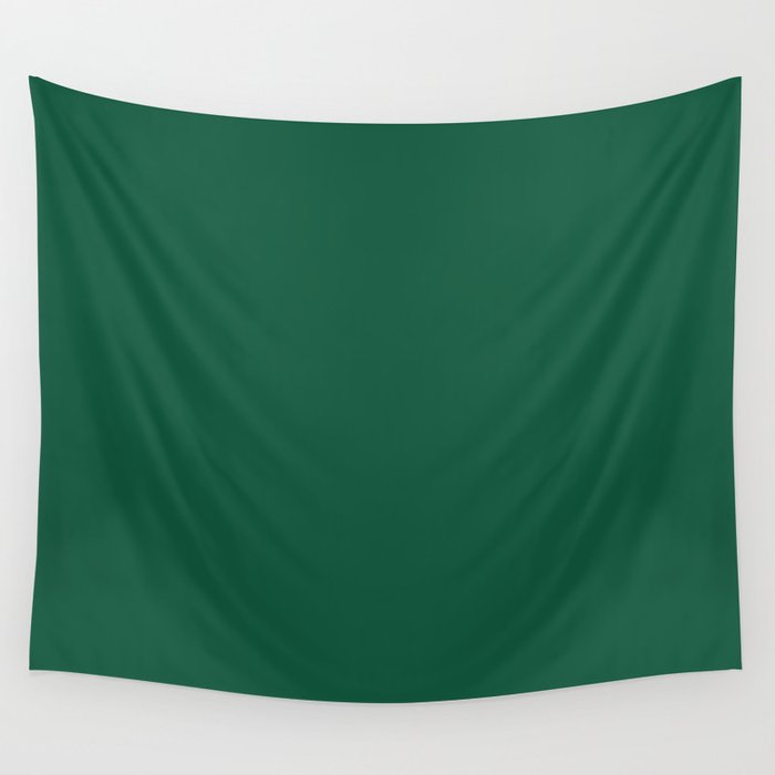 Simply Forest Green Wall Tapestry
