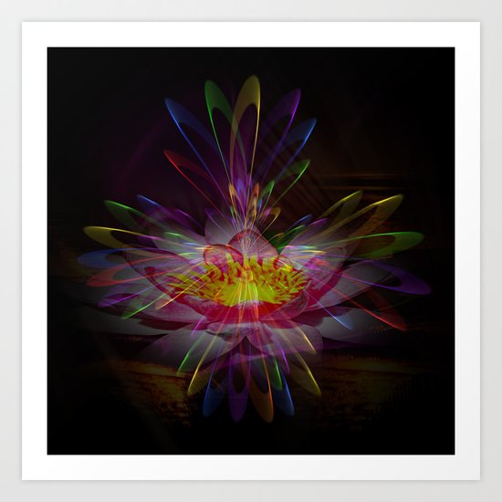 Abstract in perfection 95 Art Print