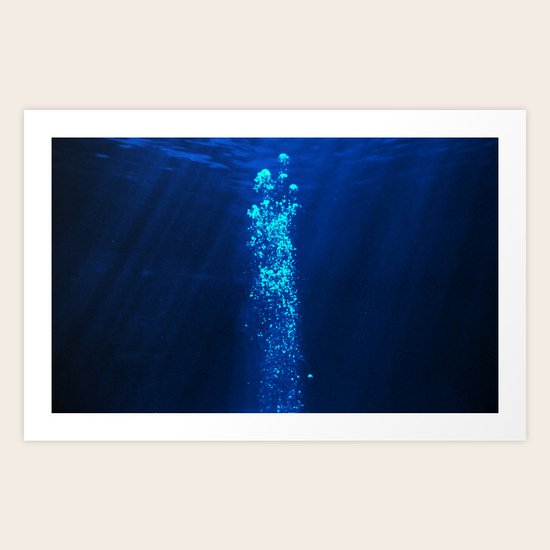 sparkling water Art Print