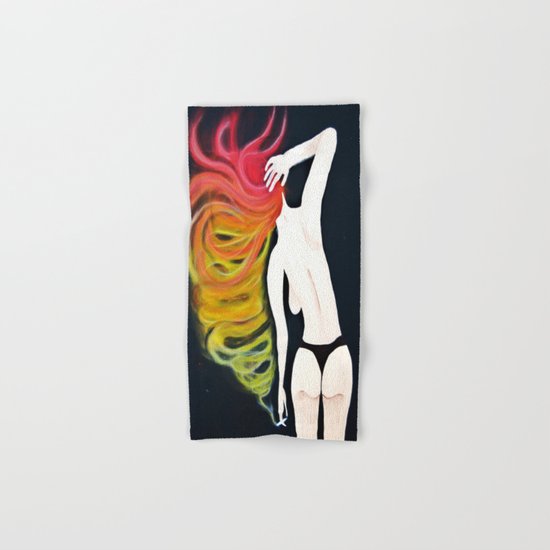 Wake N' Bake, Smoking Lady Series Hand & Bath Towel