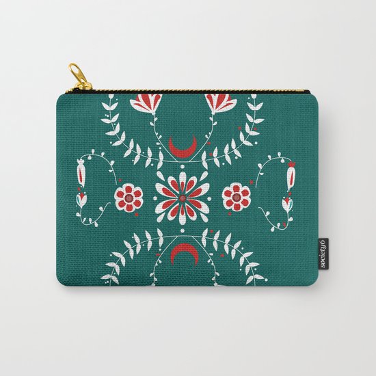 Botanic Esmerald Carry-All Pouch