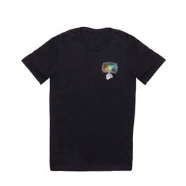 Albert Einstein With A Rainbow Galaxy T Shirt
