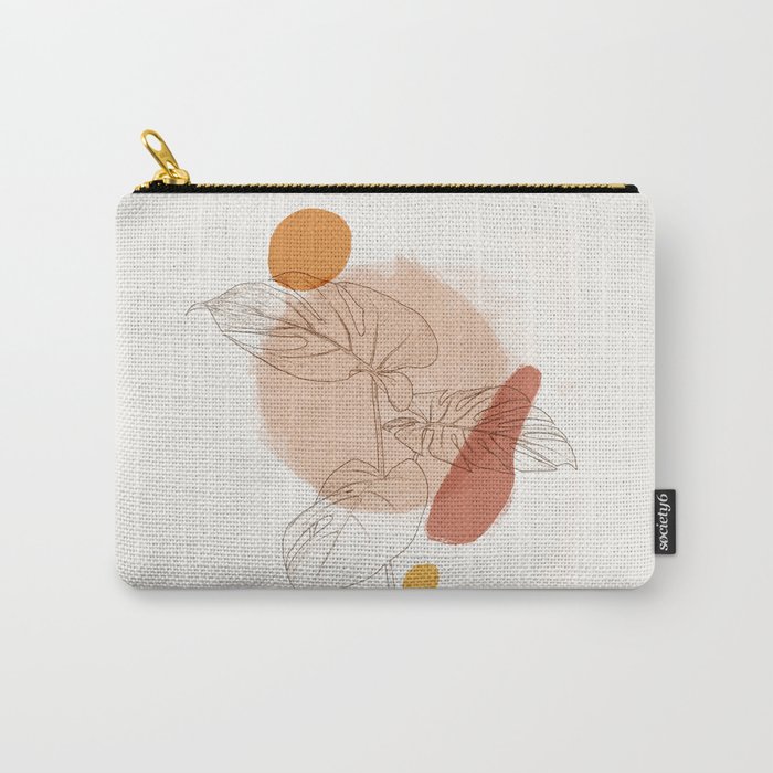 Abstract monstera summer Carry-All Pouch