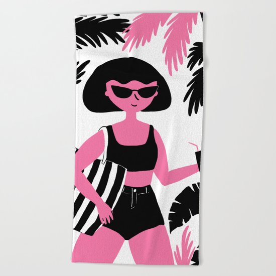 Sassy Gal Loves Summer Beach Towel