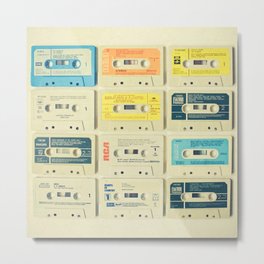 All Tomorrow's Parties Metal Print | Music Tapes, Music, Collection, Blue, Photo, Retro, Fathers Day, Cassia Beck, His, Digital 