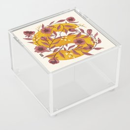 The Letter S with Florals Acrylic Box
