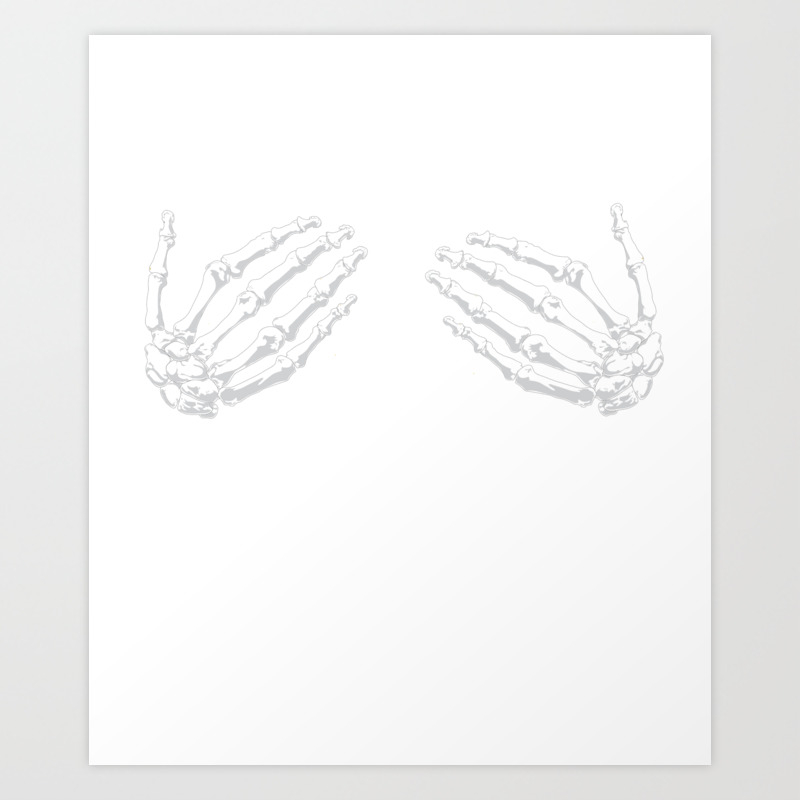skeleton grabbing boobs