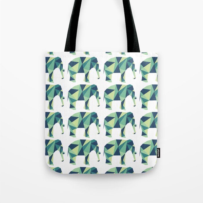 Abstract Elephant Tote Bag