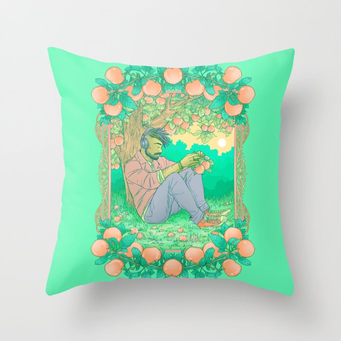 Apple Throw Pillow