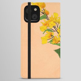 Branches Blooming Sunny iPhone Wallet Case