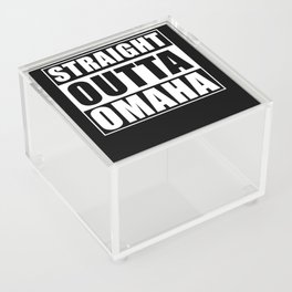 Straight Outta Omaha Acrylic Box
