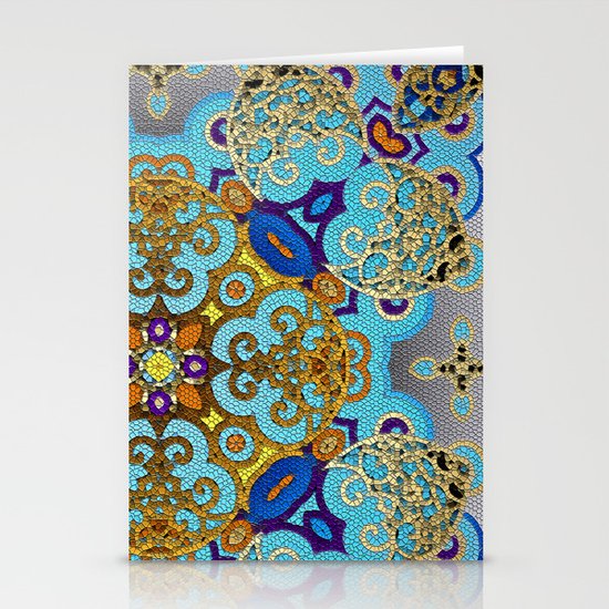 Mix&Match Byzantine Mosaic 03 Stationery Cards
