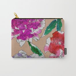 Peonies watercolor Carry-All Pouch
