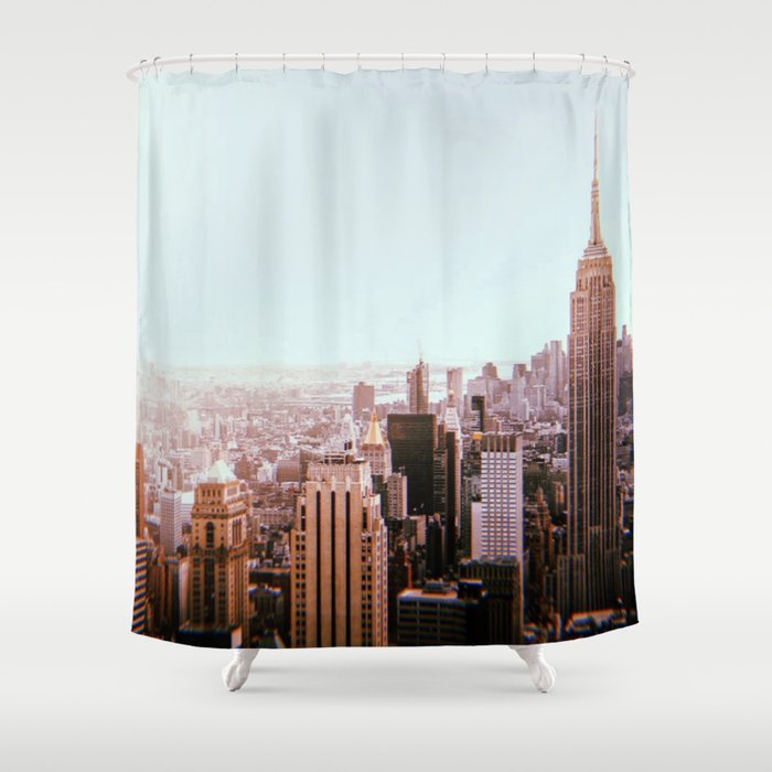 New York City // Retro 82 Shower Curtain