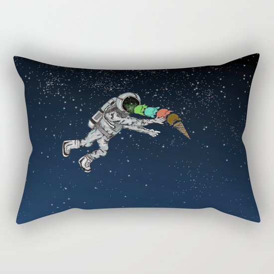 Spacetime Sadness Rectangular Pillow