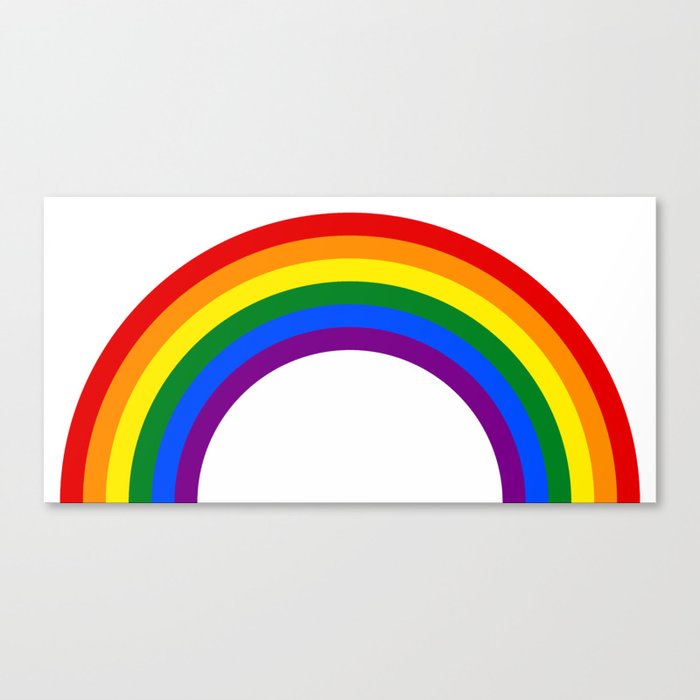 Lgbtq rainbow Canvas Print