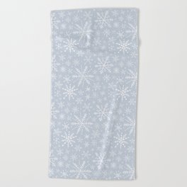 Snowflakes Beach Towel