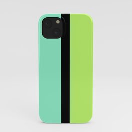 Blue and Green iPhone Case