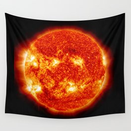 The Sun Wall Tapestry | Space, Abstract, Solar, Flare, Fusion, Color, Hdr, Photo, Digitalmanipulation, Red 