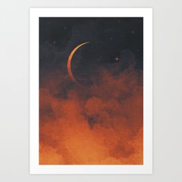 Silent Moon Art Print