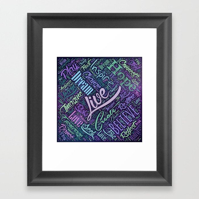inspirational motivational word cloud