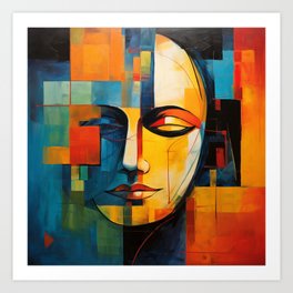 Abstract People Art Print