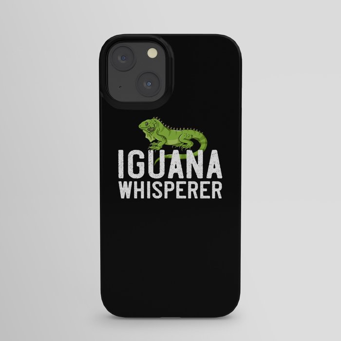 Green Iguana Lizard Cage Hunting Reptile iPhone Case