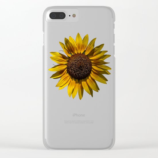 Sun's Flower Clear iPhone Case
