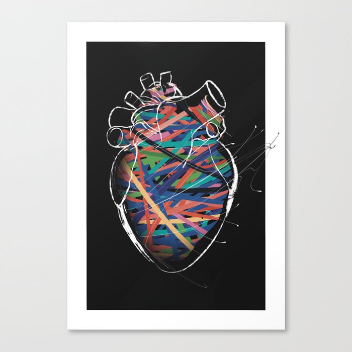 My heart Canvas Print