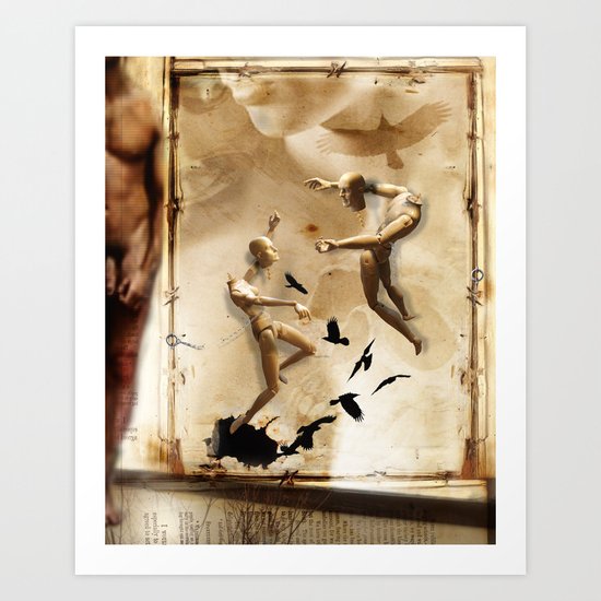 Tarot series: The Lovers Art Print